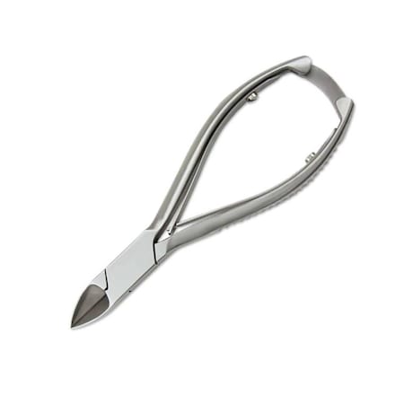 Von Klaus 5.5in (14.0cm) Nail Nipper, Double Spring w/Catch, Straight Jaws, German VK143-7614